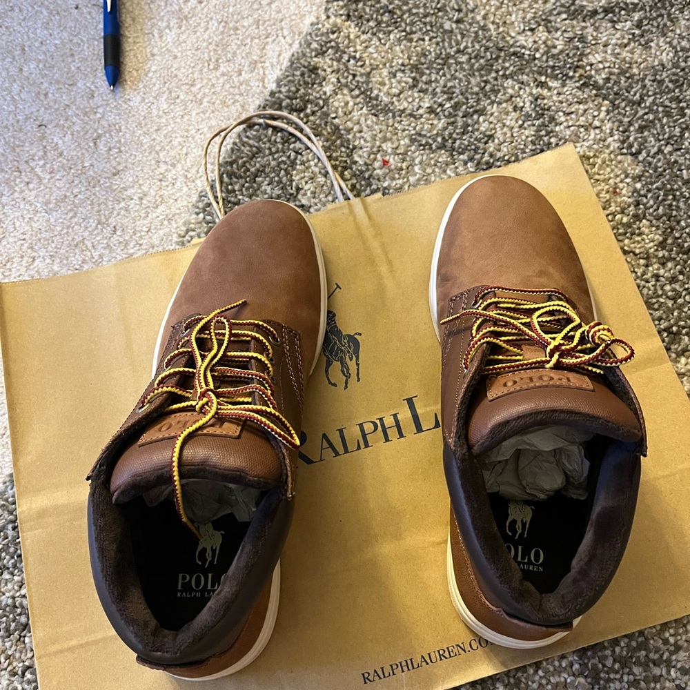 Ralph Lauren Mens Boots in size 8.5